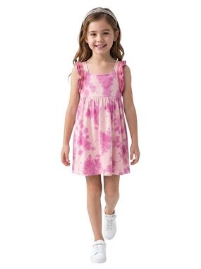 Splendid toddler girls dreamy tie dye dress pink